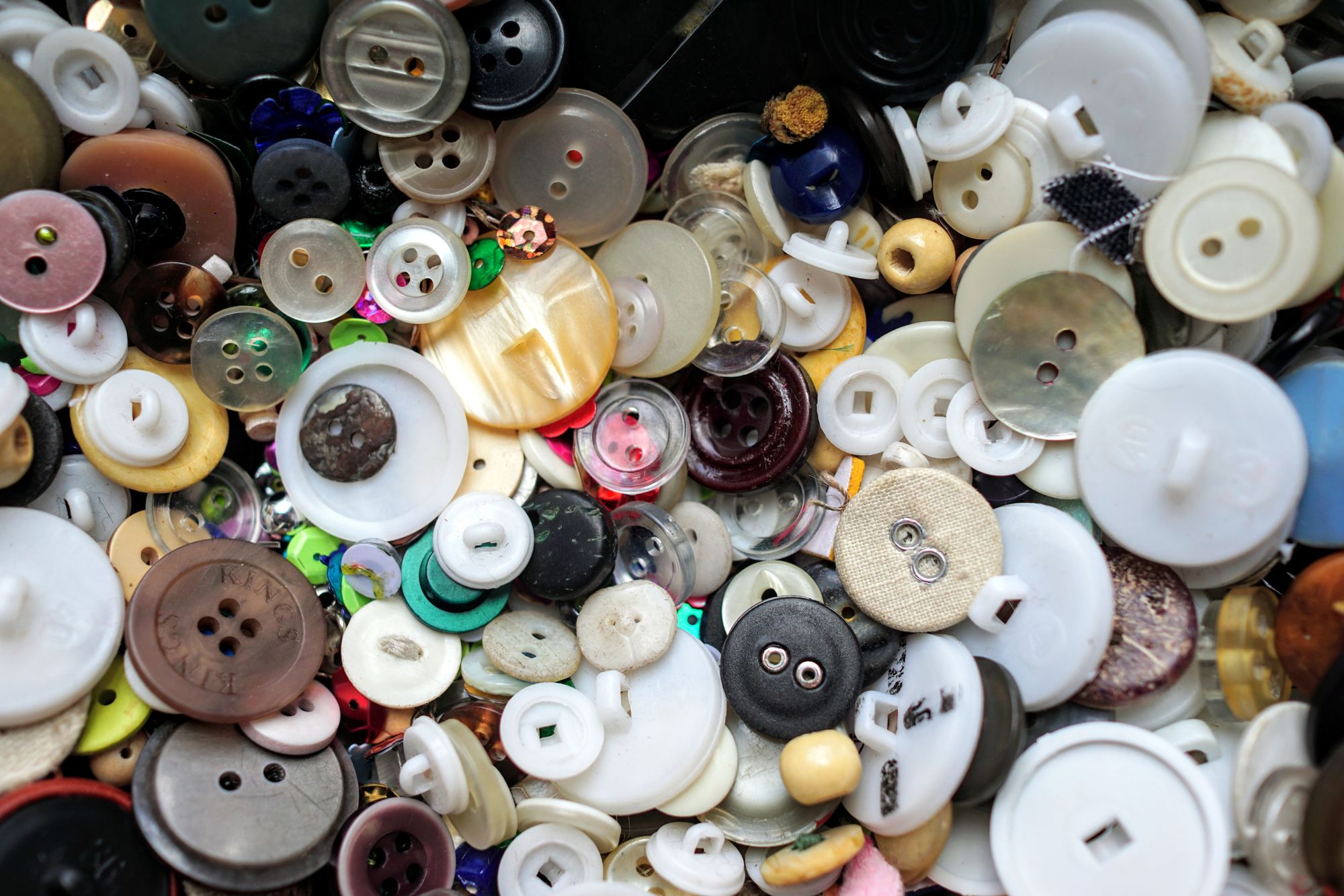 Buttons for clothes of all styles and sizes.